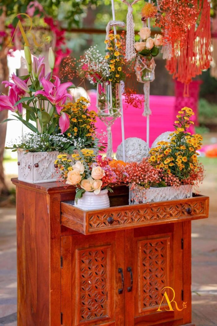 table props wedding decoration by aashira